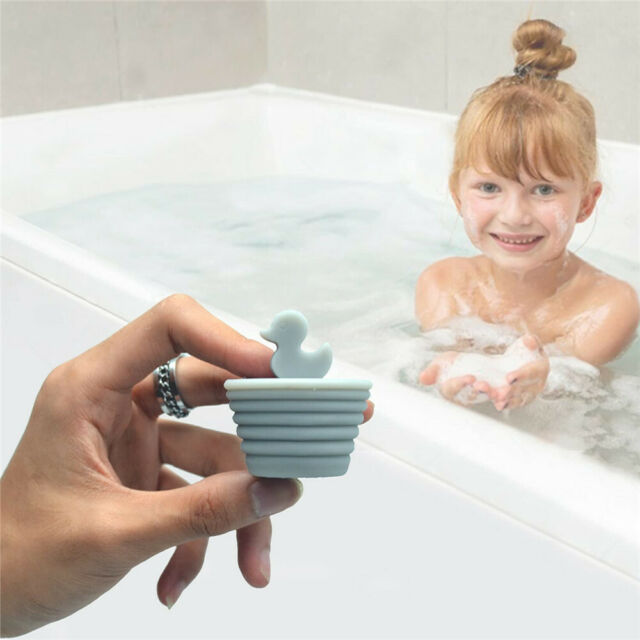 2pk Universal Silicone Bath Tub Stopper Plug for Bathtub and Bathroom Sink Drain