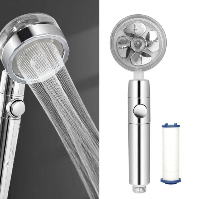 High-Pressure Shower Head 360 Rotated Powerful Water Saving Hand Spray Bathroom