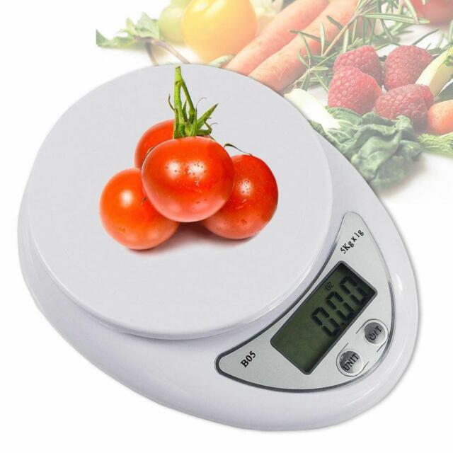 5kg 5000g/1g Digital Kitchen Food Diet Electronic Weight Balance Scale + Manual