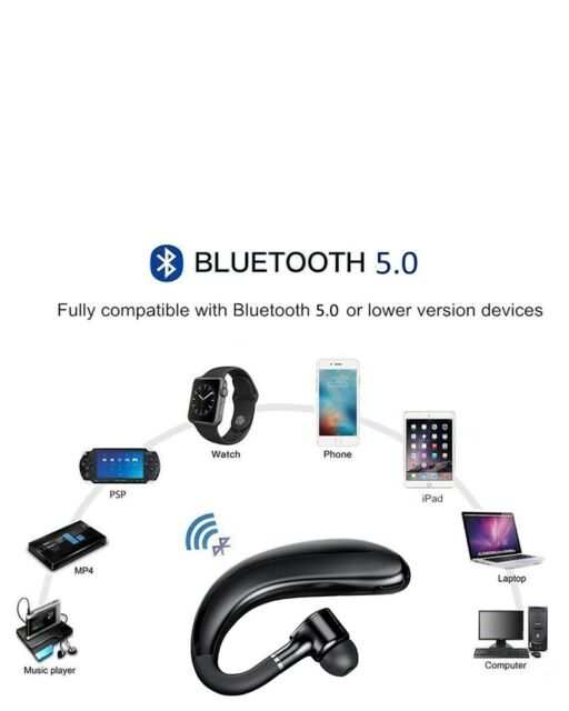 Wireless Bluetooth Handsfree Headphone Earphone Earbud Headsets For Smart Phone