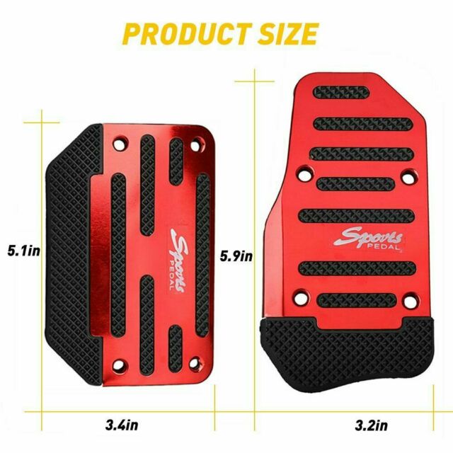 Non-Slip Automatic Gas Brake Pedal Cover Pad Universal Car Accessories EOA