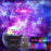 Galaxy Projector Starry Sky Night Light Ocean Star Party Speaker LED Lamp Remote (Black)