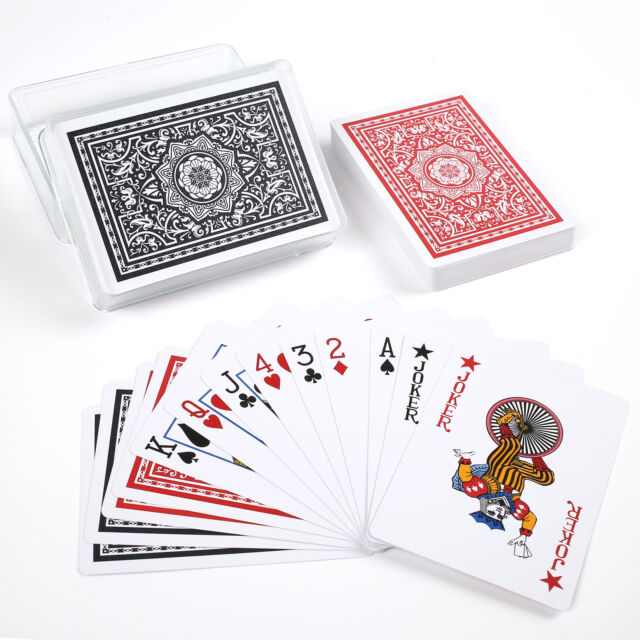 Plastic Playing Cards 100% Waterproof Playing Cards, Poker Cards 2 Decks of Card