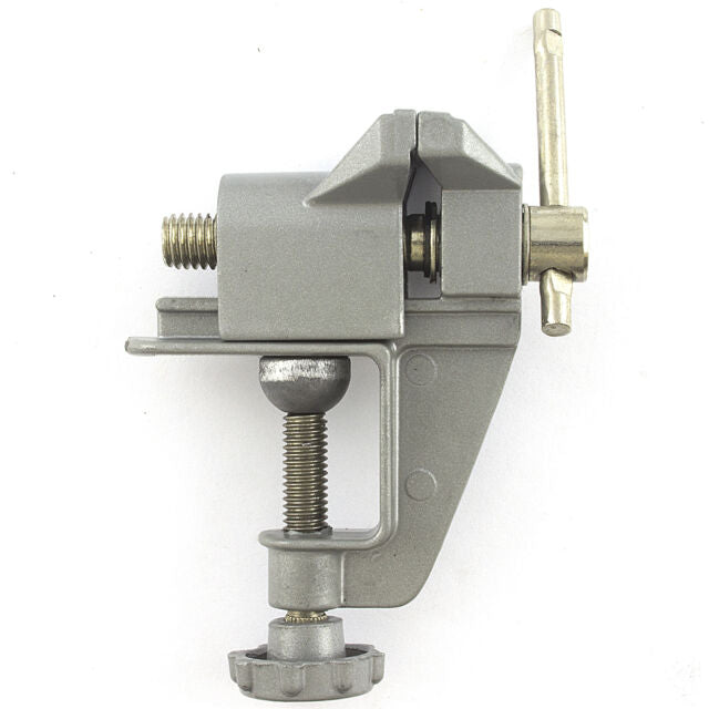 1.5" MINI TABLE BENCH VISE Work Clamp Swivel Hobby Craft Repair Tool Jewelers