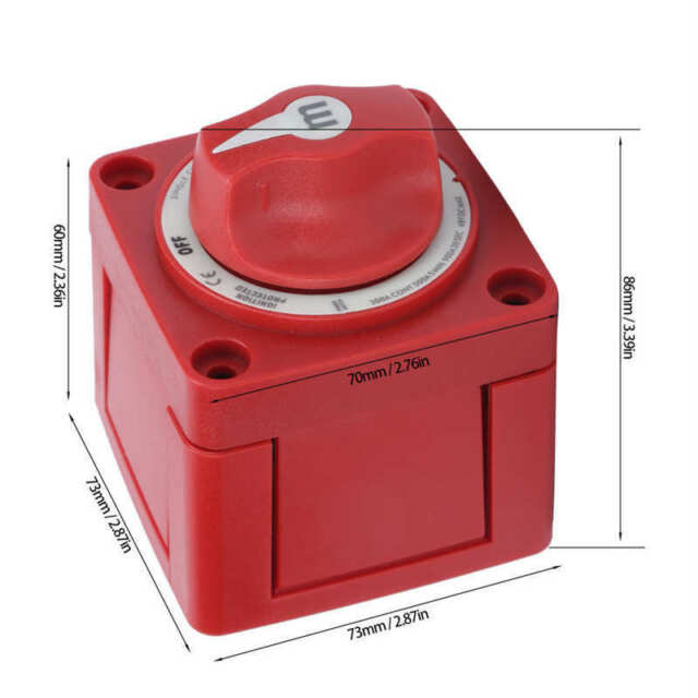 6006 M-Series Battery Switch Single Circuit On/Off Marine Boat