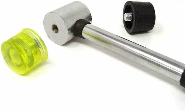 25mm Mini Small Rubber And Nylon Head Face Mallet Hammer Handle Shaft