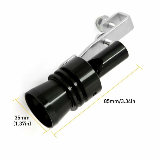 Blow Off Valve Noise Turbo Sound Whistle Simulator Muffler Tip Car Accessory XL