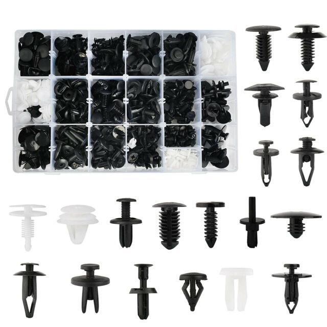 435pcs Car Body Plastic Trim Retainer Fastener Clips Push Pin Fender Bumper Tool