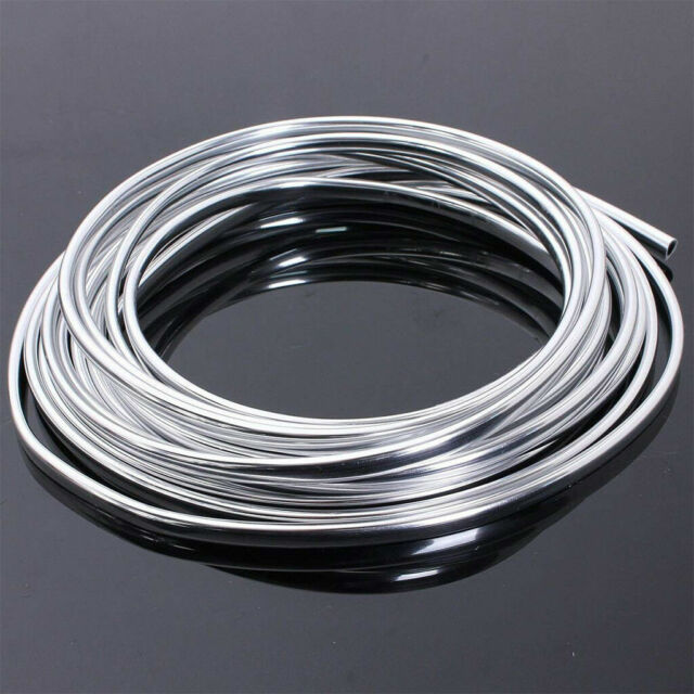 49FT Chrome Car Door Edge Molding Trim  Seal Strip Scratch Protector Guard Decor