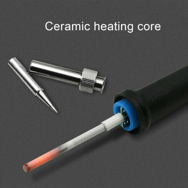 60W Soldering Iron Digital LCD Electric Welding Tools Solder Wire Tweezers Hand