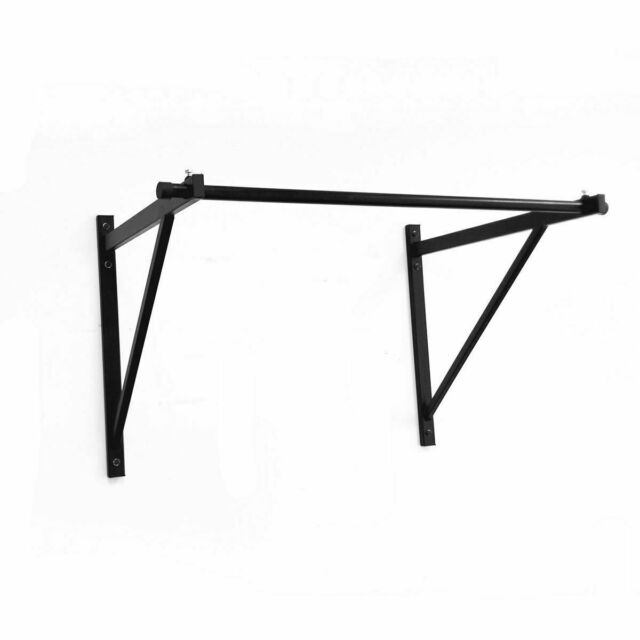 Wall Mounted Heavy Duty Chin Pull Up Bar Gym Workout Training Fitness Pro Mount