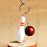 Bowling Pin Bowl with Red Ball Keychain Pendant Charms