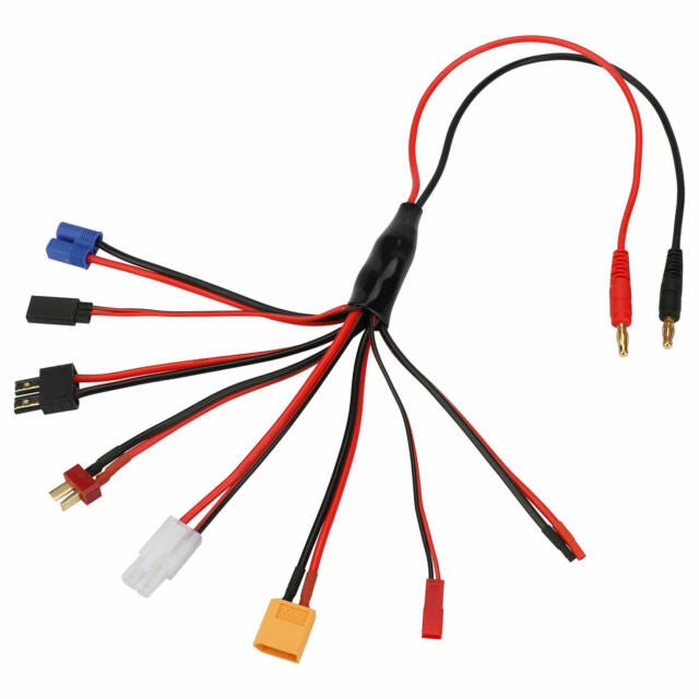8 IN 1 RC Lipo Battery Charging Multi Charger Plug Connector Adapter Lead Cable