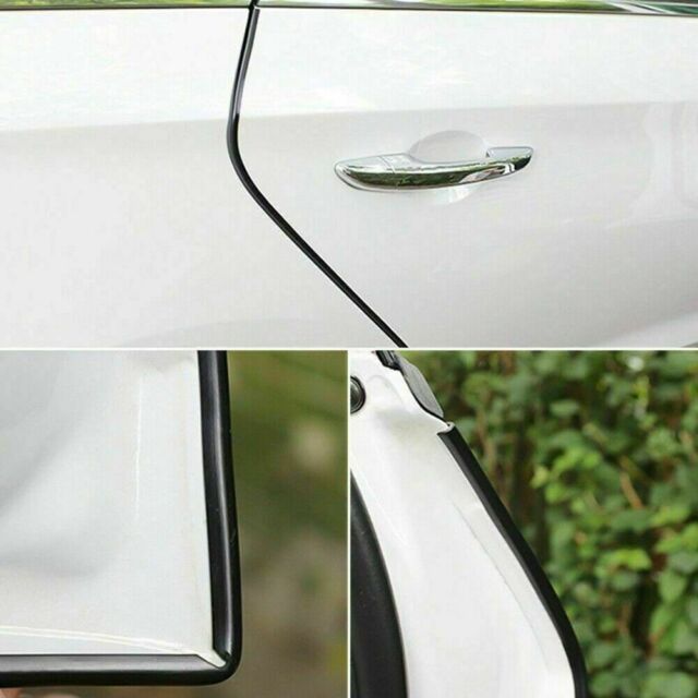 20FT Car Door  Edge Guard Moulding Trim Rubber Edge Strip Seal Protector Black