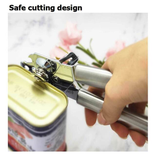 CAN OPENER Bottle Stainless Steel Heavy Duty Blades Strong Professional Chef NEW