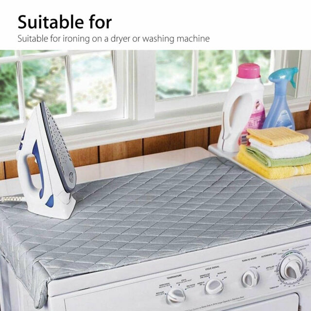 Portable Magnetic Mat Washer Ironing Cover Dryer Board Heat Resistant Blanket