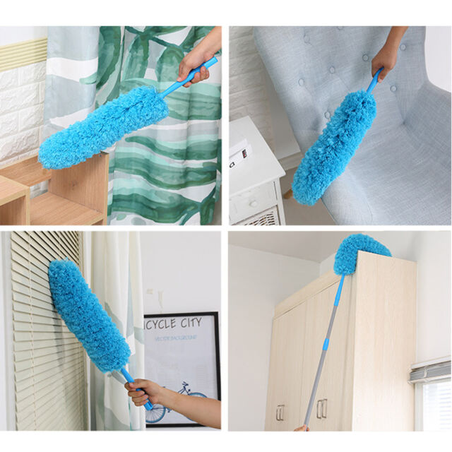 Microfiber Duster Cleaning Brush Dust Cleaner Bendable Handle Soft Ceiling Fan