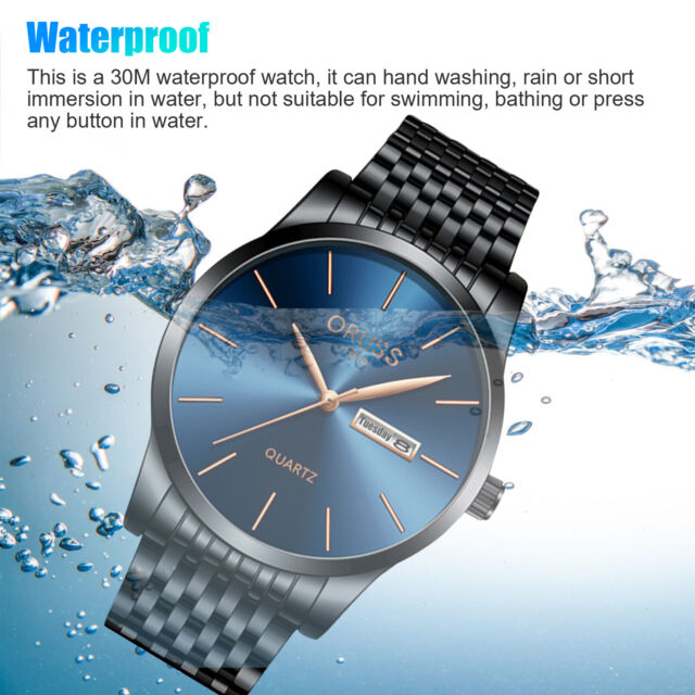 Men's Watch Relojes De Hombre Stainless Steel Quartz Luxury Classic Watches Gift