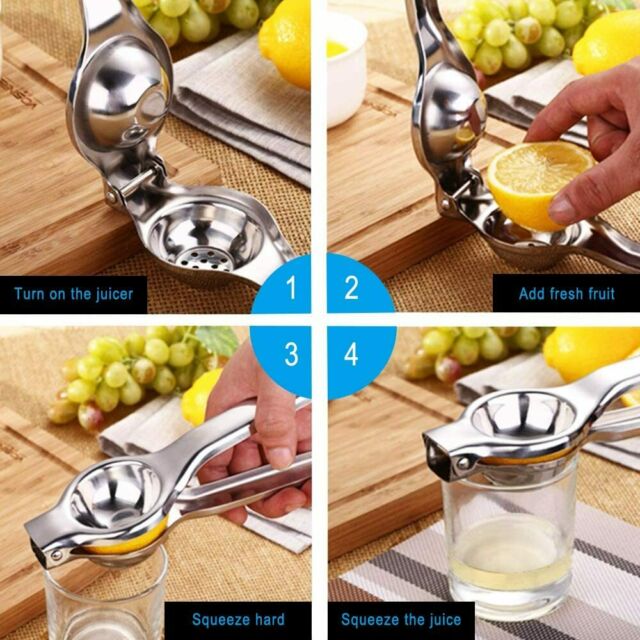 Stainless Steel Kitchen & Bar Lemon Orange Lime Squeezer Juicer Hand Press Tool