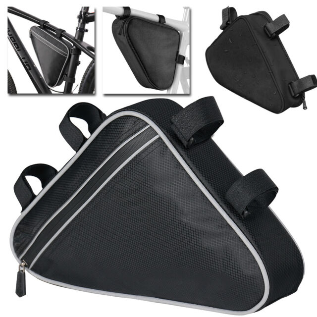 1.2/1.5L Bicycle Bike Storage Bag Triangle Saddle Frame Waterproof Cycling Pouch