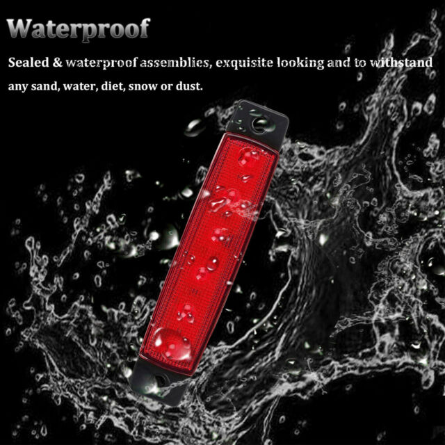 Red 10 Pods LED Rock Lights For Jeep Offroad Car Truck ATV Boat Underbody Light