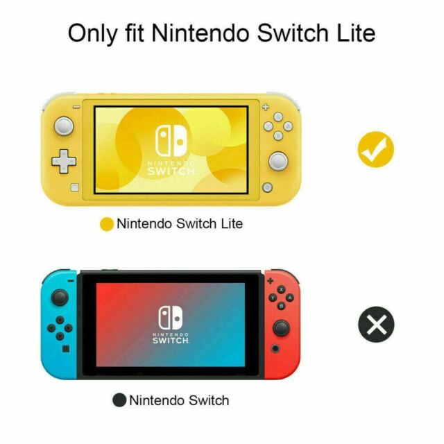 For Nintendo Switch Lite Carrying Case Bag+Shell Cover+Tempered Glass Protector