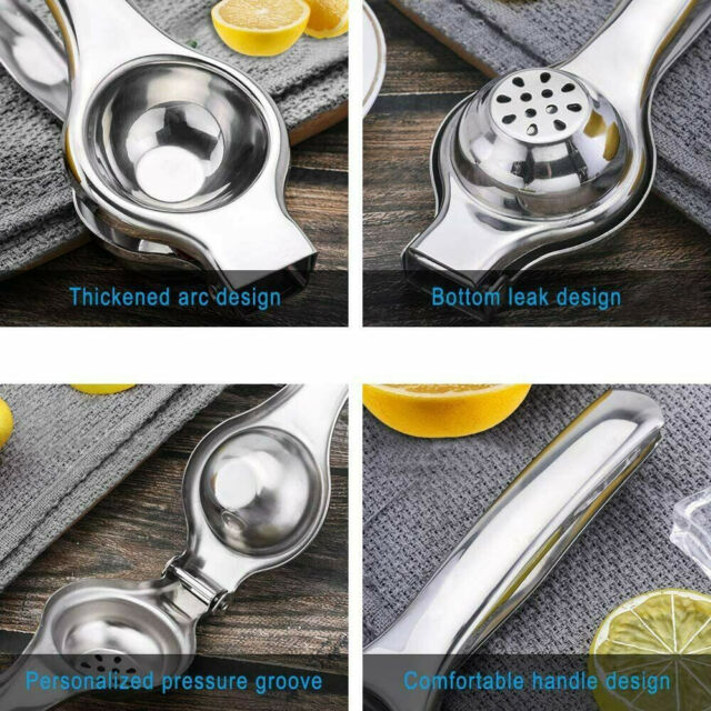 Stainless Steel Lemon Orange Lime Juicer Squeezer Hand Press Tool Kitchen & Bar