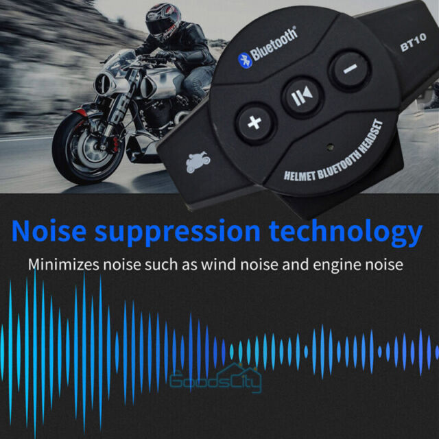 Rechargeable Motorcycle Wireless Bluetooth Helmet Headset Speaker Call BT-10