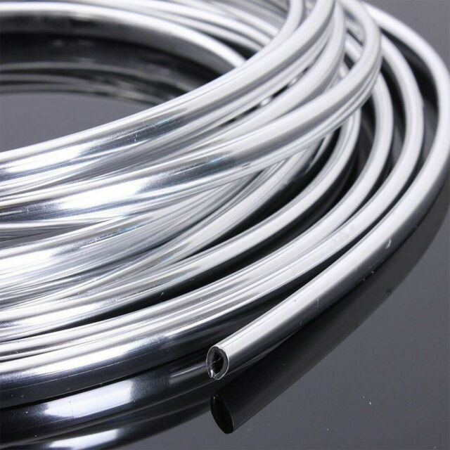 49FT Chrome Car Door Edge Molding Trim  Seal Strip Scratch Protector Guard Decor