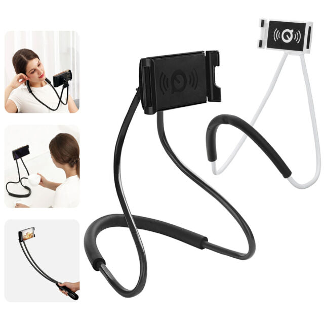 Universal Lazy Neck Hanging Phone Stand Mount Bed Desktop Support Bracket Holder