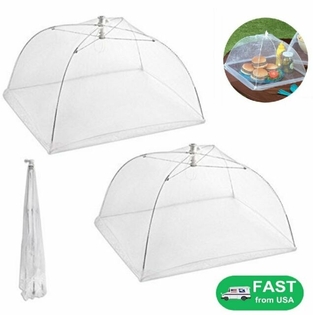 2Pack 16" Kitchen Food Cover Picnic Barbecue Party Fly Mosquito Mesh Net Tent US