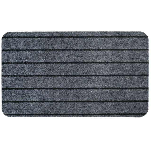 2-Pack Door Floor Mat Indoor Outdoor Rug Entryway Welcome Mats w/ Rubber Backing