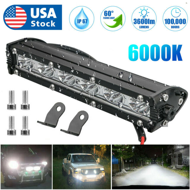 7inch 18W Spot LED Slim Flood Light Bar Work Lamp Driving Offroad SUV ATV Truck