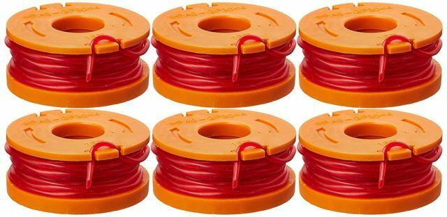 WORX WA0010 Replacement Spool Line For Grass Trimmer/Edger,10ft 6-Pack