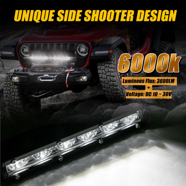 7''  18W Spot LED Work Light Bar Lamp Driving Fog Offroad SUV 4WD Car Boat Truck