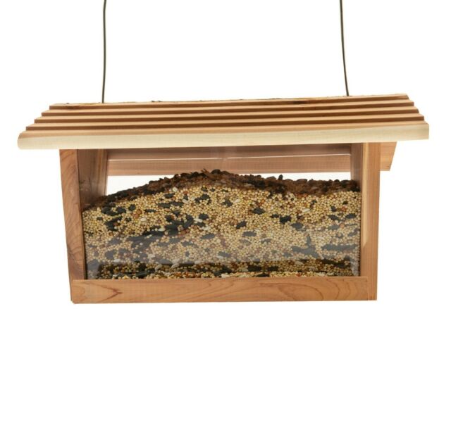 Pennington Classic Cedar Nature's Friend Wild Bird Feeder, 3 lbs Seed Capacity