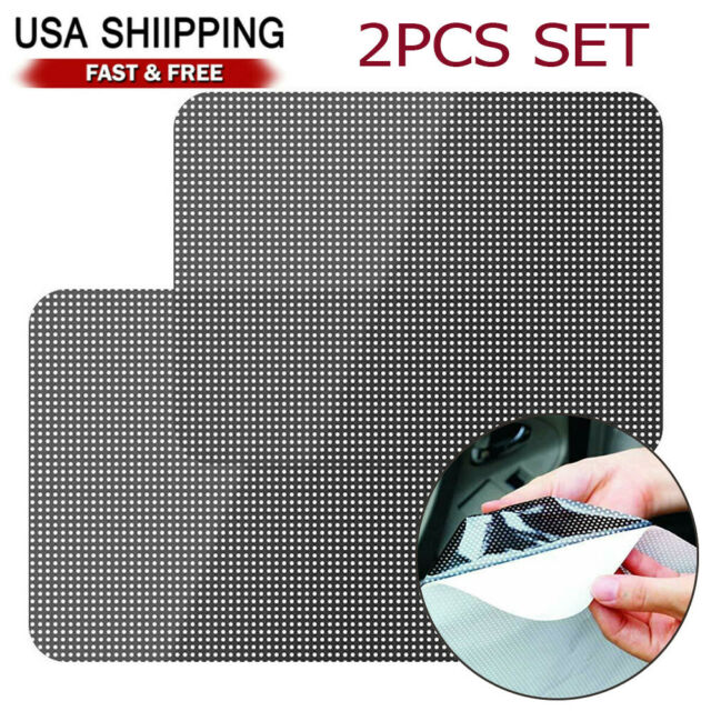 2Pcs Car Sun Shade Cover Rear Window Side Block Static Cling Visor Shield Screen