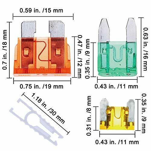 USA 220pcs/Set ATC ATO Car Blade Fuse Assortment Auto Truck Motorcycle Fuses Kit