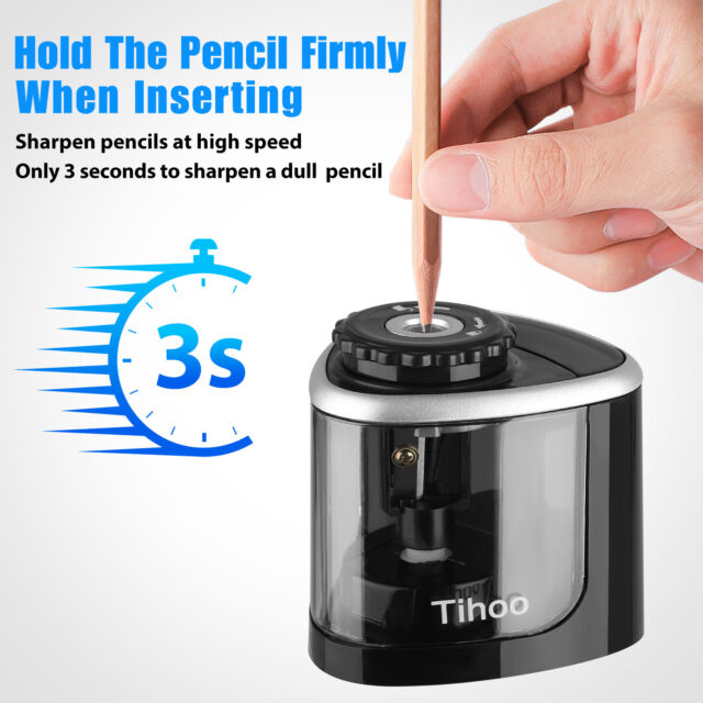 Automatic Electric Pencil Sharpener For Kids Battery Operated Home School Office