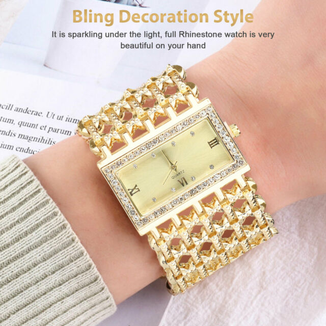 Fashion Waterproof Bracelet Wrist Watch for Women Ladies Silver Gold Luxury Gift