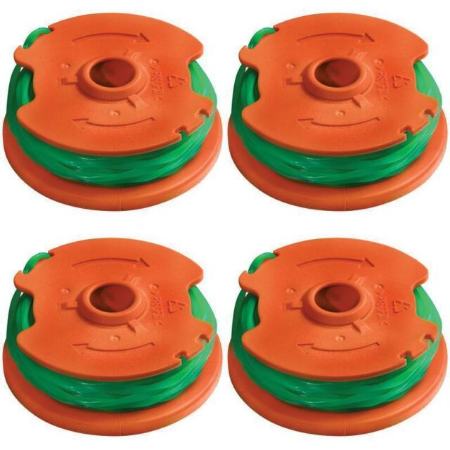 4 sets Worx WA0014 Spool & Line for WG168, WG190 & WG191 Cordless String Trimmer