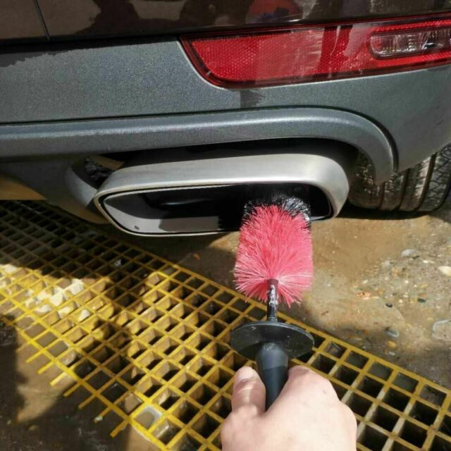 6Pcs Car Detail Brush Wash Auto Detailing Cleaning Kit Engine Wheel Brushes Set