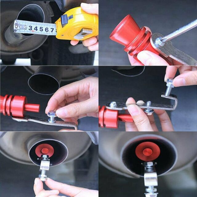 Blow Off Valve Noise Turbo Sound Whistle Simulator Muffler Tip Car Accessory XL