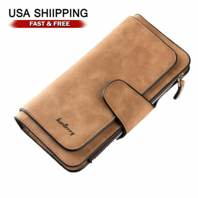 Women Lady Soft Leather Wallet Long Clutch Card Holder Purse Best Gift US Seller