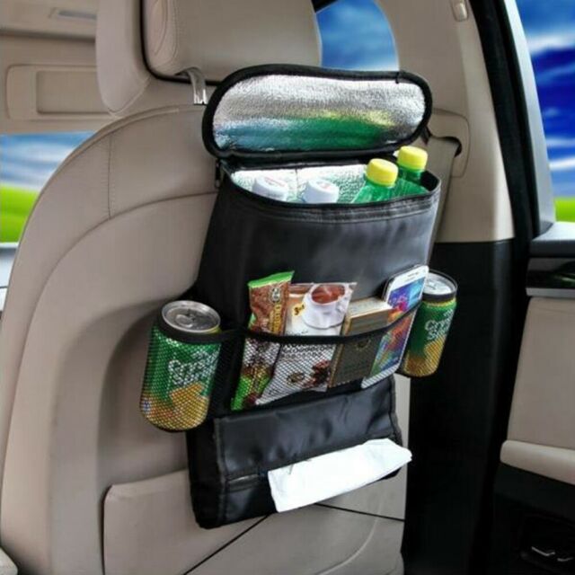  Car Seat Back Storage Bag Organizer Food Drink Carry Holder Warm Cold Keeping