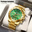 Men's Watches Relojes De Hombre Gold Stainless Steel Quartz Classic Luxury Dial