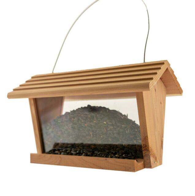 Pennington Classic Cedar Nature's Friend Wild Bird Feeder, 3 lbs Seed Capacity