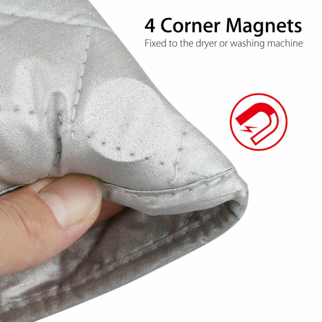 Portable Magnetic Mat Washer Ironing Cover Dryer Board Heat Resistant Blanket