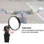 2Packs Mini Rotaty Round Handlebar Glass Rear View Mirror for Road Bike Bicycle